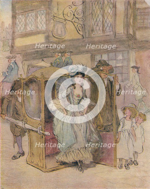 'Preliminary Sketch for Illustration to The School for Scandal', c1917.