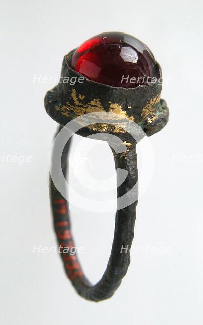 Finger Ring, Frankish, 7th century. Creator: Unknown.