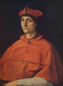 'Cardenal  Scarramuccia Trivulzio', (Portrait of a cardinal), c1510, (c1934). Artist: Raphael.