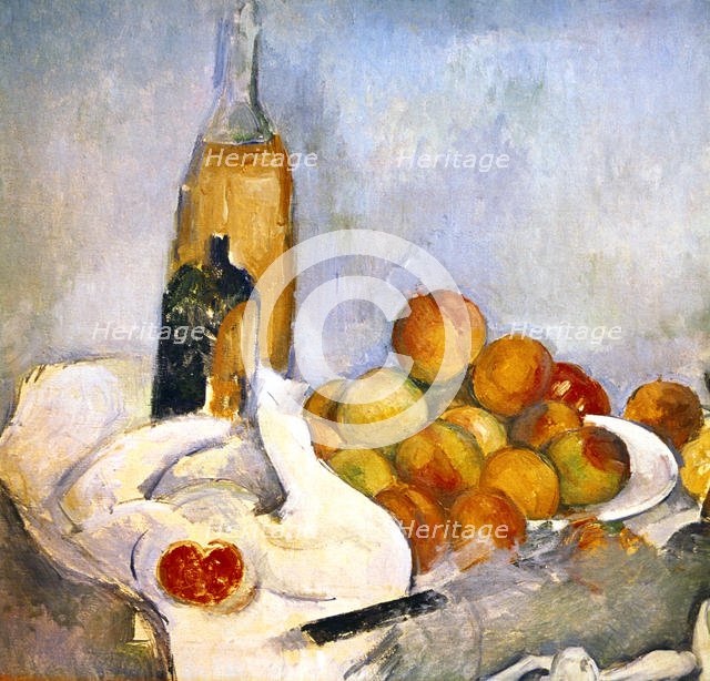 'Bottles and Apples', c1870-1906. Artist: Paul Cezanne