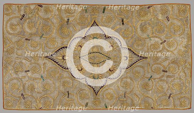 Embroidered Cover (?), 1700s - 1800s. Creator: Unknown.