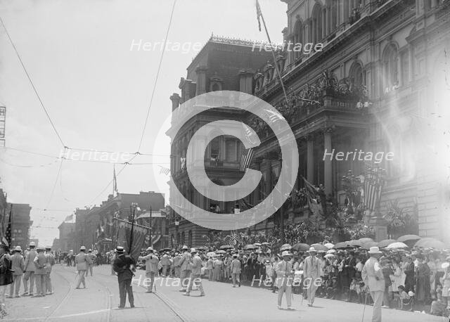 Elk Parade, Baltimore, 1916. Creator: Harris & Ewing.