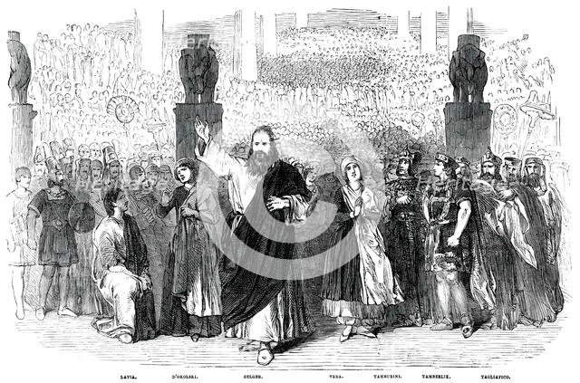 Scene form "Zora", at the Royal Italian Opera, 1850. Creator: Unknown.