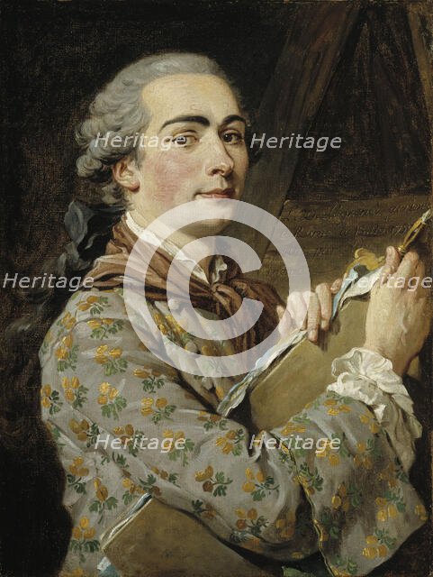 Self Portrait, 1750-1755. Creator: Louis Jean Francois Lagrenee.