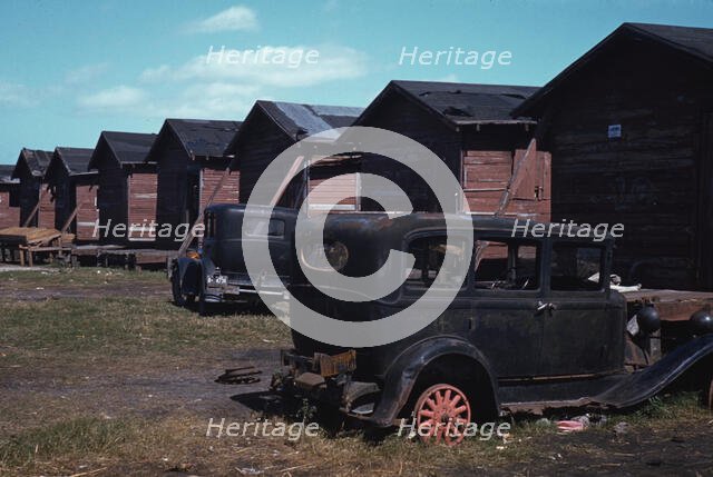 Shacks condemned by Board of Health..., Belle Glade, Fla., 1941. Creator: Marion Post Wolcott.