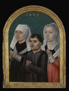 Three Donors, 1486. Creator: Master of the Saint Ursula Legend.