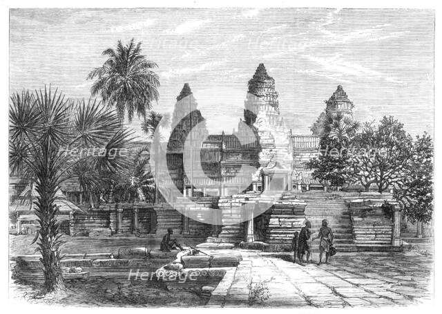 Western façade of the Temple of Ongou Wat, Cambodia, 1868. Creator: Unknown.