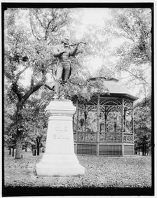 Ole Bull monument, Loring Park, Minneapolis, Minn., c1902. Creator: William H. Jackson.
