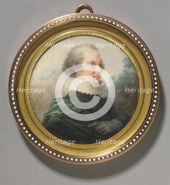 Portrait of a Man with a White Ruff, c. 1790. Creator: Heinrich Friedrich Füger (German, 1751-1818).