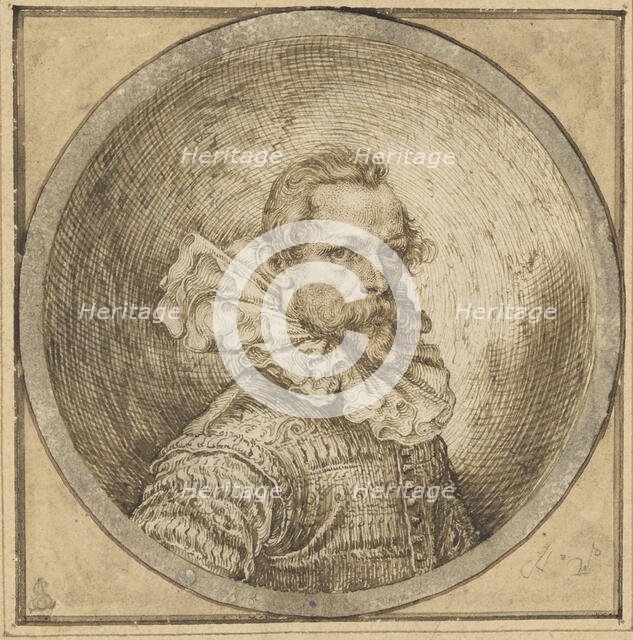 Self Portrait in a Convex Mirror, ca 1596-1600. Creator: Gheyn, Jacques (Jacob) de, the Younger (1565-1629).