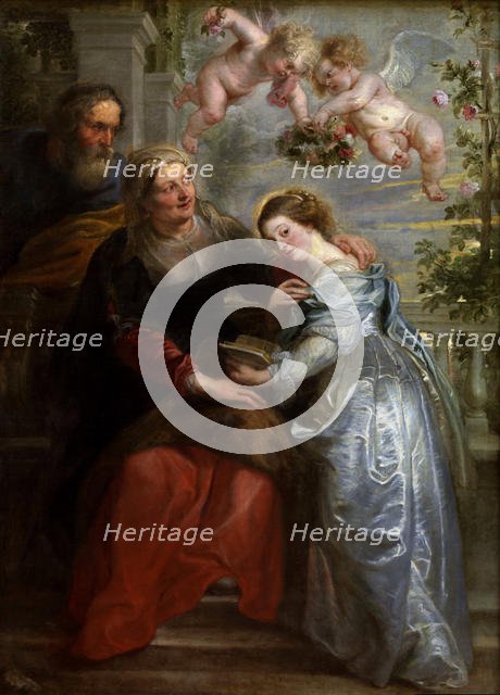 The Education of the Virgin Mary, 1625-1626. Creator: Rubens, Pieter Paul (1577-1640).