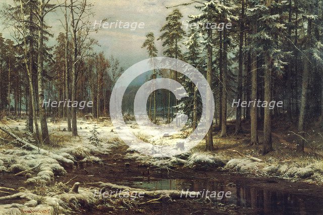 First snow, 1875.