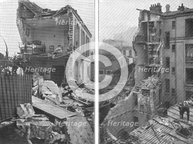 'Contre des villes Ouvertes; Deux expoits a Paris des "heros de l'air" allemands, au cours du raid d Creator: Unknown.