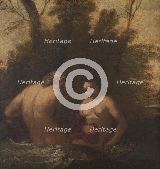 Two bathing nymphs. Creator: Francesco Albani.