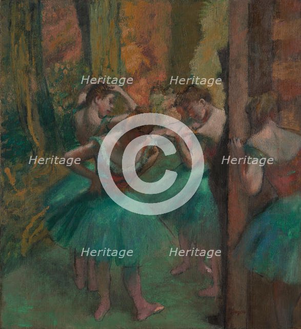 Dancers, Pink and Green, ca. 1890. Creator: Edgar Degas.