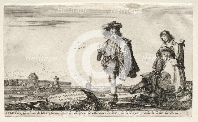 Various Figures and Landscapes, 1649. Creator: Stefano Della Bella (Italian, 1610-1664).