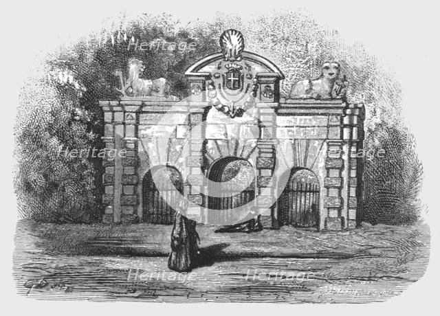 'Buckingham Gate', 1872.  Creator: Gustave Doré.