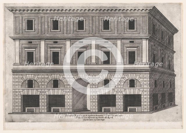 Speculum Romanae Magnificentiae: Alberini Palace, 16th century., 16th century. Creator: Anon.