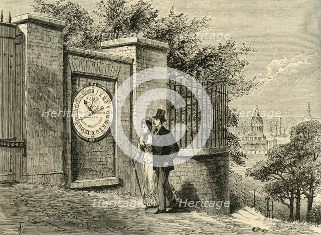 'The Magnetic Clock, Greenwich Observatory', c1840, (c1878). Creator: Unknown.