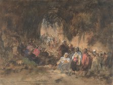 Arabs Resting, 1817-70. Creator: Eugenio Lucas Villamil.