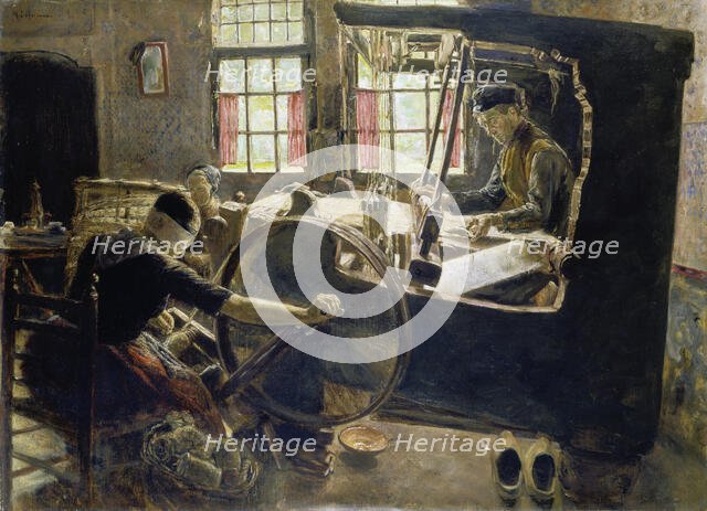 The Weaver, 1882. Creator: Max Liebermann.