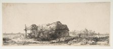 Landscape with a Cottage and a Haybarn, 1641. Creator: Rembrandt Harmensz van Rijn.