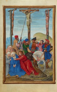 The Piercing of Christ's Side; Prayer Book of Cardinal Albrecht of Brandenburg, about 1525-1530. Creator: Simon Bening.