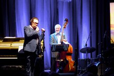 Dave Green and G Williams, Ropetackle Arts Centre, Shoreham, West Sussex, Jan 2016. Artist: Brian O'Connor.