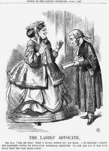 'The Ladies' Advocate', 1867. Artist: John Tenniel