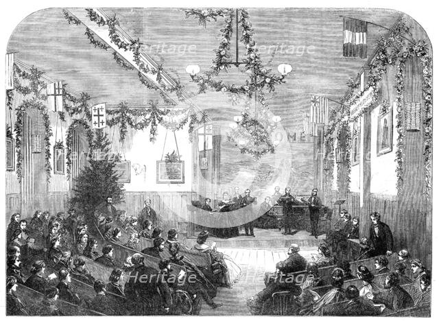 Winter entertainments at St. Luke's Hospital: vocal and instrumental concert on Wednesday week, 1862 Creator: Unknown.