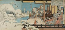 Taira no Kiyomori Sees an Apparition, mid 1840s. Creator: Ando Hiroshige.