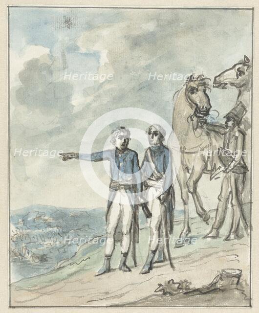 The Generals Napoleon and Berthier, 1801. Creator: Juriaan Andriessen.