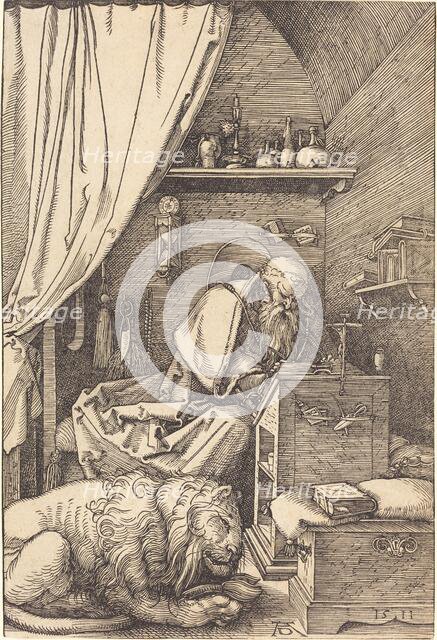 Saint Jerome in His Cell, 1511. Creator: Albrecht Durer.