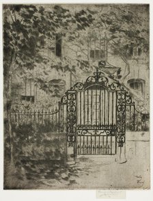 The Gate, Chelsea, 1889-90. Creator: Theodore Roussel.