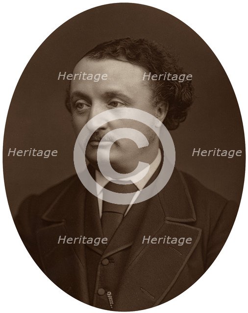 John Stainer, organist of St Paul's Cathedral, 1878.Artist: Lock & Whitfield