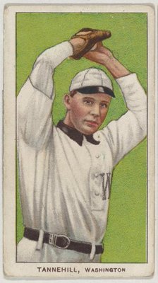 Tannehill, Washington, American League, from the White Border series (T206) for the Ame..., 1909-11. Creator: American Tobacco Company.