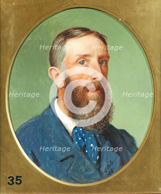 George Dunlop Leslie, Self Portrait, 1882. Creator: George Dunlop Leslie.