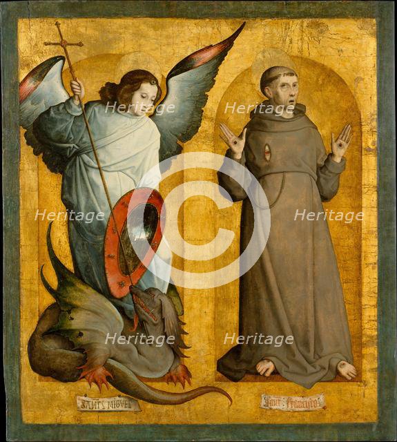 Saints Michael and Francis, ca. 1505-9. Creator: Juan de Flandes, the Elder.