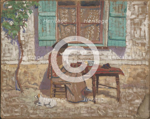 In the Sun, southern France, 1908. Creator: Karl Edvard Diriks.