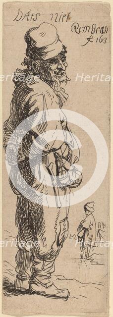 A Peasant Replying: "Dats niet" (That's nothing), 1634. Creator: Rembrandt Harmensz van Rijn.