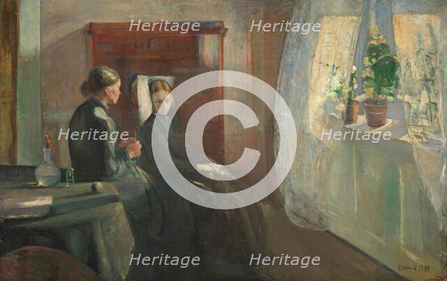 Spring, 1889. Creator: Edvard Munch.