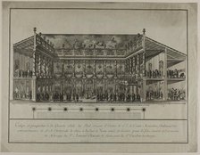 Side Elevation and Perspective of Grand Ballroom, n.d. Creator: Domenico Cagnoni.