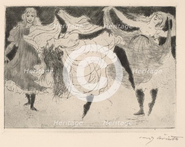 Tänzerinnen (Dancers), 1895. Creator: Lovis Corinth.