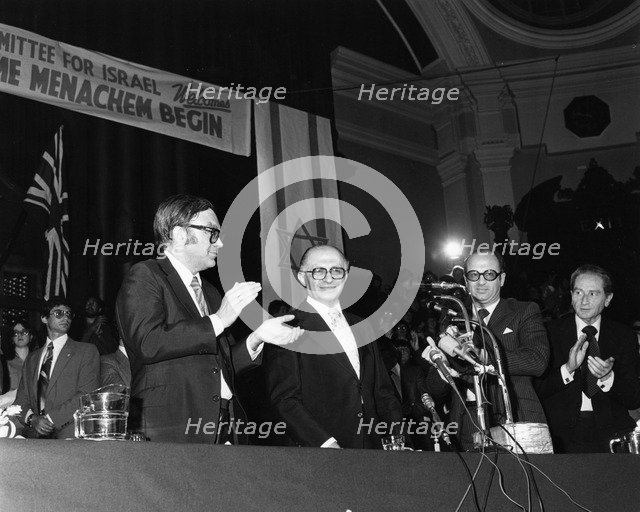 Menachem Begin (1913-1992), 6th Prime Minister of Israel, 1979. Artist: Unknown