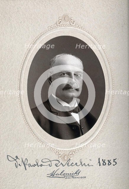 Paolo de Vecchi, 1885. Creator: Habenichs.