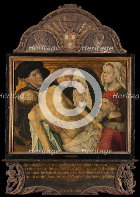 Central panel of a Memorial Triptych, formerly called the Gertz Memorial Triptych, with the Lamentat Creator: Unknown.