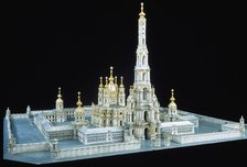 Model of Smolny Convent of the Resurrection in St. Petersburg, 1750–1756. Artist: Rastrelli, Bartolomeo Francesco (1700-1771)