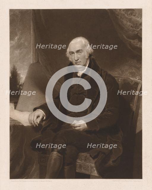 James Watt, 1815. Creator: Charles Turner (British, c. 1773-1857).