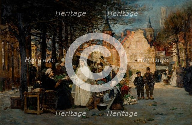 The First Communion, 1894. Creator: Flora MacDonald Reid.