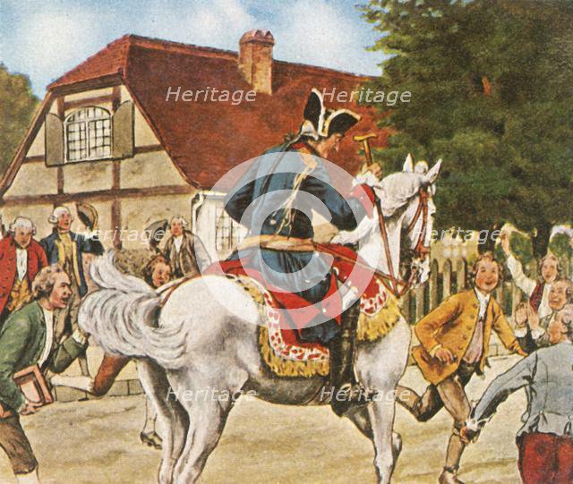 King Frederick and the schoolchildren of Potsdam, (1936). Creator: Unknown.